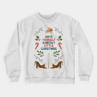 Meowy little Christmas Crewneck Sweatshirt